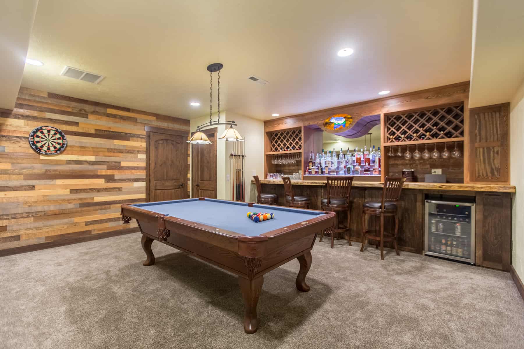 9 Recreation Room With Pool Table And Bar Max Elman 10